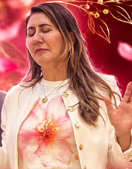 Pra. Maria Helena em adoração
